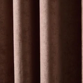 Soft Devon Fon Perde - Kahverengi - 140x270 cm - 2