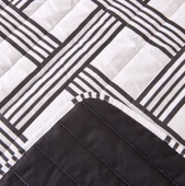 Soft Kareli Çift Kişilik Yatak Örtüsü - Beyaz - 200x230 cm - 3