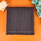 Soft Waffle Saç Havlusu - Antrasit - 50x70 cm - 1