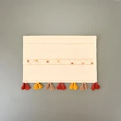 Soft Boncuklu Runner - Ekru - 50x130 cm - 2