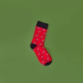 Soft Bona Soket Çorap - Kırmızı - 36 / 40 Beden - 1