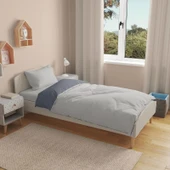 Soft Çift Renkli Tek Kişilik Nevresim Takımı - Antrasit / Taş - 3