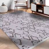 8315 Asil Kahve Modern Kilim - Gri - 80x150 cm - 3