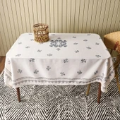Soft St Tropez Masa Örtüsü - Ekru - 150x150 cm - 2