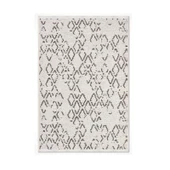 8318 Asil Kahve Modern Kilim - Beyaz - 160x230 cm - 1