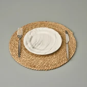 Hasır Amerikan Servis - Kahverengi - 35 cm - 1