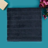Soft Kadife Yüz Havlusu - Antrasit - 50x100 cm - 1