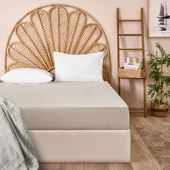 Soft Çift Kişilik Düz Kenar Çarşaf - Gri - 240x260 cm - 1