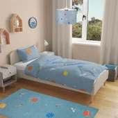 Soft Gökyüzü Çocuk Nevresim Takımı - Mavi - 1