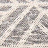 Yün Rozet Tek Kişilik Battaniye - Gri - 150x200 cm - 2