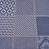 Soft Patchwork Çift Kişilik Yatak Örtüsü - Lacivert - 200x230 cm - 2