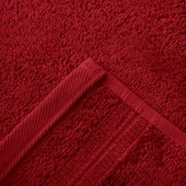 Organik Pamuk Banyo Havlusu - Bordo - 70x130 cm - 3