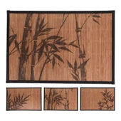 Houseware Bambu Amerikan Servis - Asorti - 30x45 cm - 1