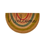 Home Coco Regnbue Kapı Önü Paspası - Bej - 45x75 cm - 1
