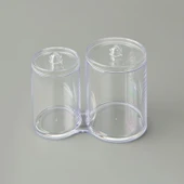 Living 2'li Pamuk Organizeri - Şeffaf - 15x9x14 cm - 2