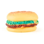 Sesli Hamburger Kedi Oyuncağı - Renkli - 8 cm - 1