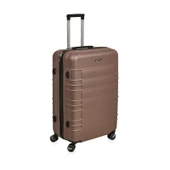 Travel Star Büyük Boy ABS Valiz - Platin - 76x52x30 cm - 2