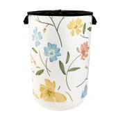 Ağzı Büzgülü Çok Amaçlı Çamaşır Sepeti - Renkli - 40 lt - 1