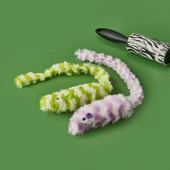Kuyruklu Halat Kedi Oyuncağı - Asorti - 38 cm - 2