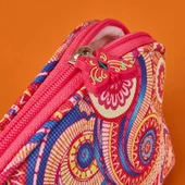 Living Desenli Kozmetik Çantası - Renkli - 12x17 cm - 3