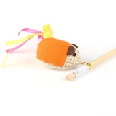 Balık ve Fare Başlıklı Kedi Oyuncağı - Asorti - 50 cm - 3