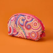 Living Desenli Kozmetik Çantası - Renkli - 12x17 cm - 1