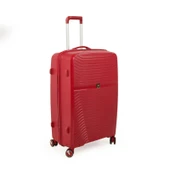 Büyük Boy PP Valiz - Kırmızı - 70x48x26 cm - 2