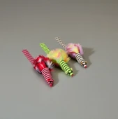 Tüylü Fare Kedi Oyuncağı - Asorti - 32 cm - 1