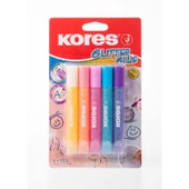 5'li Glitter Yapıştırıcı - Renkli - 11 cm - 1