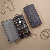 15 Bölmeli Takı Organizeri - Siyah - 1