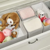 Home Gri Çizgili 4'lü Çekmece İçi Organizer - 2
