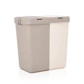 Duo Laundry Çamaşır Sepeti - Bej / Krem - 80 lt - 2