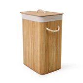Living Bambu Örme Çamaşır Sepeti - Bej - 60 lt - 2