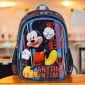 Mickey Mouse Okul Çantası - Renkli - 40x15x30 cm - 1