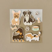 3D Pet Baskılı Sticker - Asorti - 3