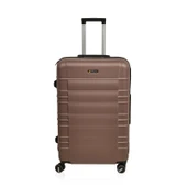 Travel Star Büyük Boy ABS Valiz - Platin - 76x52x30 cm - 1