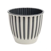 Piyano Saksı - Beyaz - 1,9 lt - 2