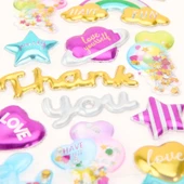 Balon Kabartmalı Sticker - Asorti - 3