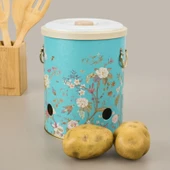 Botanica Metal Soğanlık Patateslik - Renkli - 5 lt - 1