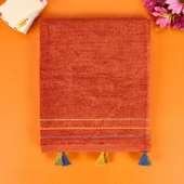 Soft Colorful Yüz Havlusu - Kiremit - 50x90 cm - 1