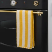 Soft Stribet Mutfak Havlusu - Ekru / Sarı - 40x66 cm - 2