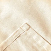 Soft Basic Tek Kişilik Düz Kenar Çarşaf - Ekru - 160x240 cm - 3