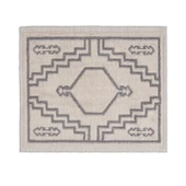 Soft Klas 2'li Banyo Paspası - Ekru / Gri - 60x100 cm + 50x60 cm - 2