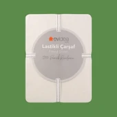 Soft Basic Çift Kişilik Lastikli Çarşaf - Ekru - 180x200 cm - 3