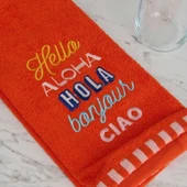 Soft Hola Mutfak Havlusu - Turuncu - 40x66 cm - 3