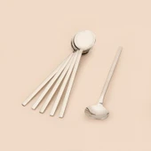 Kosova 6'lı Çay Kaşığı Seti - Inox - 1