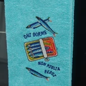 Soft İkan Mutfak Havlusu - Mavi - 40x66 cm - 3