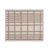 Soft Roger 2'li Banyo Paspası - Ekru / Bej - 60x100 cm + 50x60 cm - 2