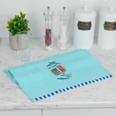 Soft İkan Mutfak Havlusu - Mavi - 40x66 cm - 1