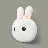 Dreamy Mutlu Tavşan Figürlü Yastık - Beyaz - 35x45 cm - 3